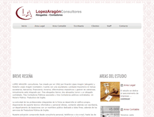 Tablet Screenshot of lopezaragon.com.ar