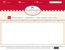 Tablet Screenshot of lopezaragon.com